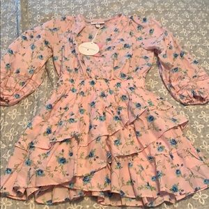 LoveShackFancy x Target pink floral dress